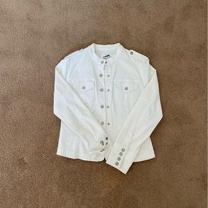 White Jean Jacket